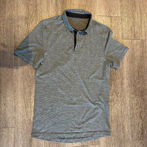 Men's Lululemon Evolution Commuter Polo Grey - XS